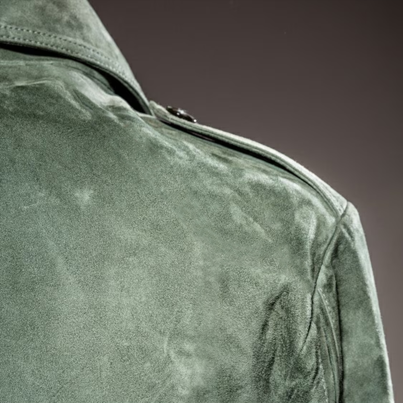 Retro Suede Zipper Jacket