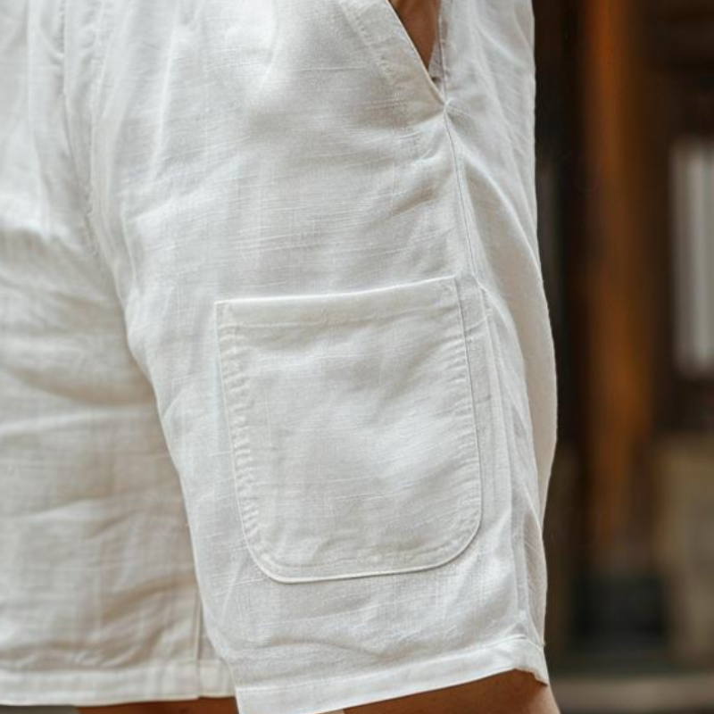 Multi-Pocket Beach Shorts
