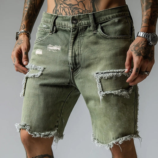 Vintage Denim Brushed Shorts