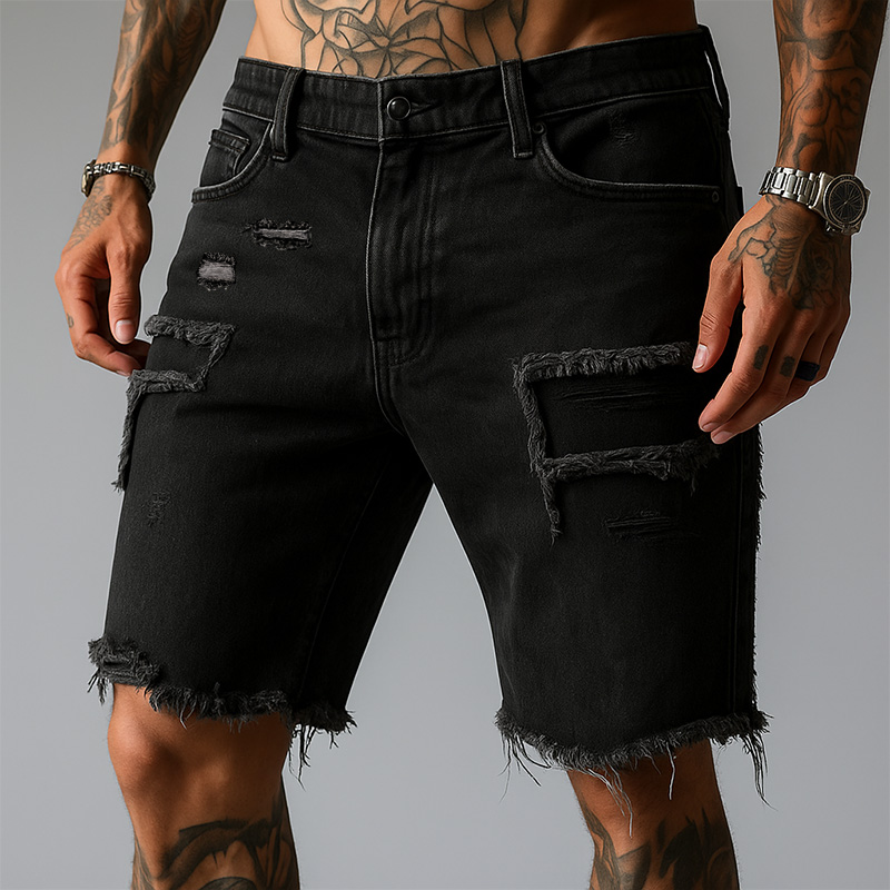 Vintage Denim Brushed Shorts