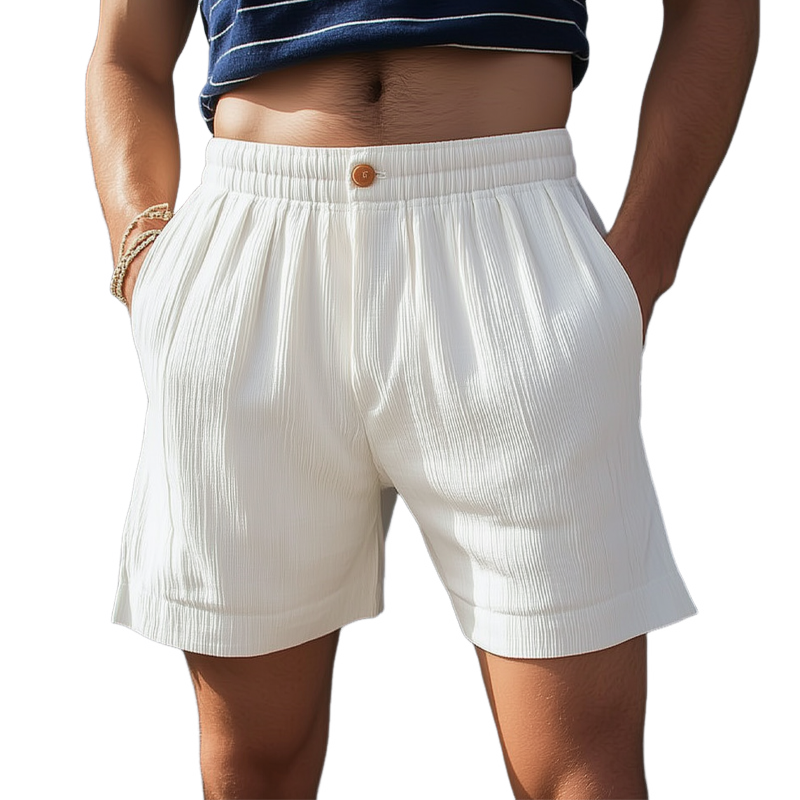 Men's Summer Elastic Waist Casual Shorts