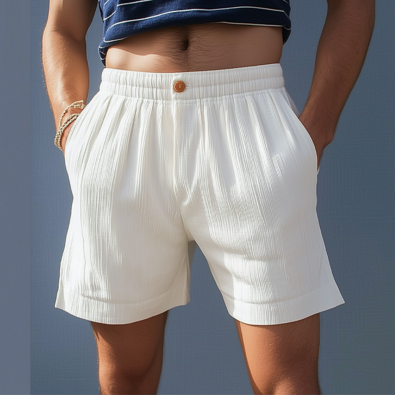 Men's Summer Elastic Waist Casual Shorts