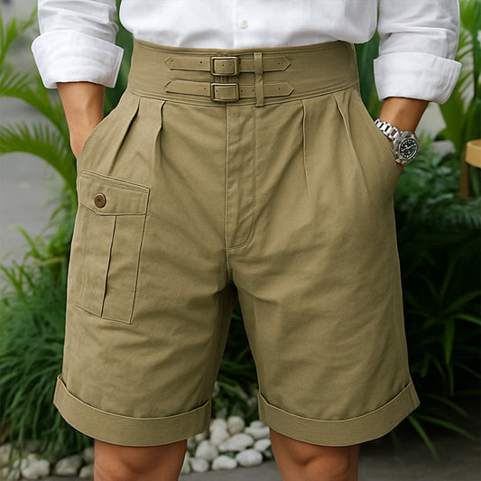 Summer British Style Work Cargo Shorts