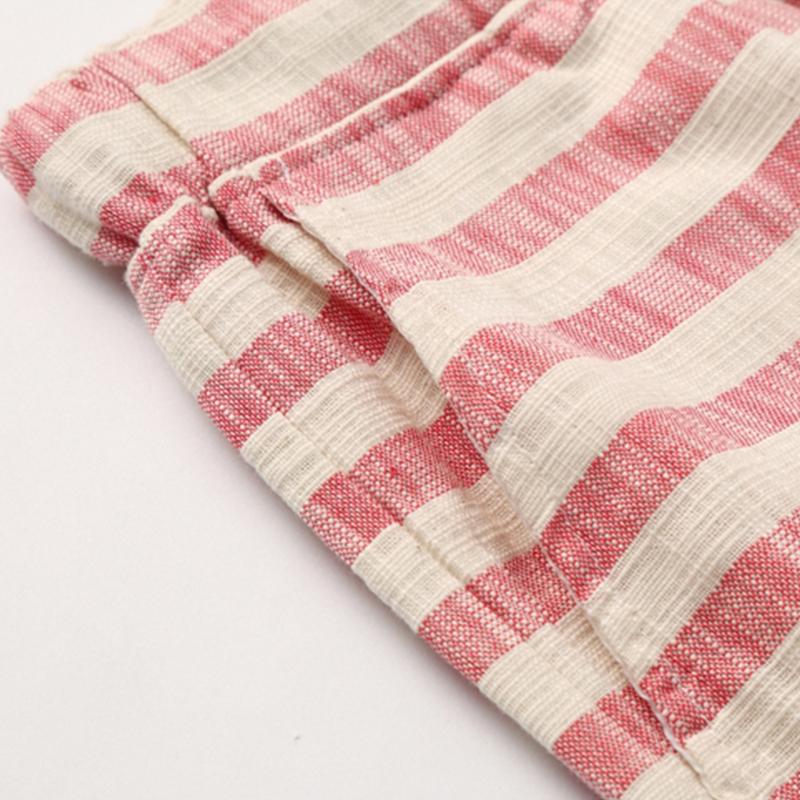 Straight Fit Stripe Shorts