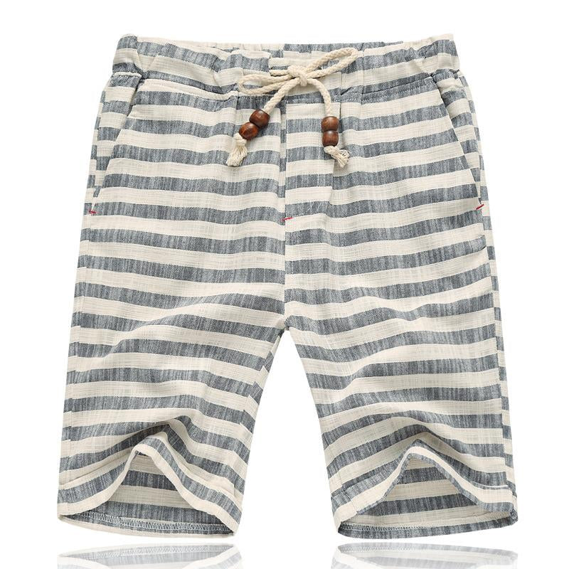 Straight Fit Stripe Shorts