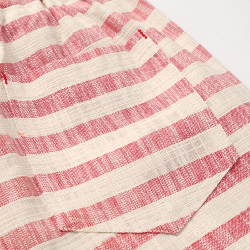 Straight Fit Stripe Shorts