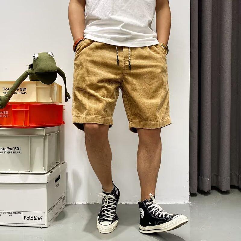 Casual Corduroy Cargo Shorts