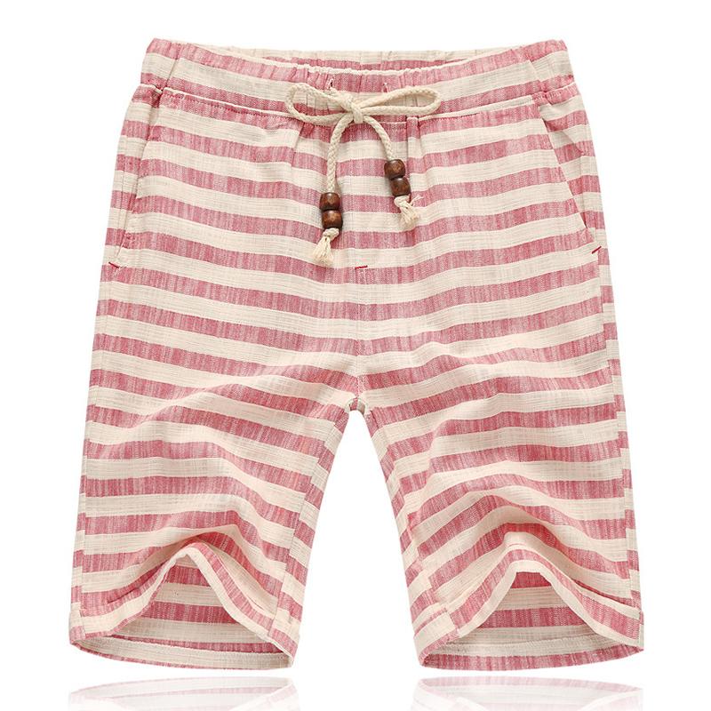 Straight Fit Stripe Shorts