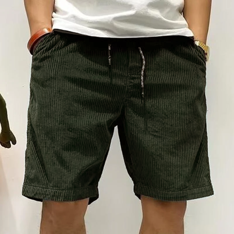 Casual Corduroy Cargo Shorts