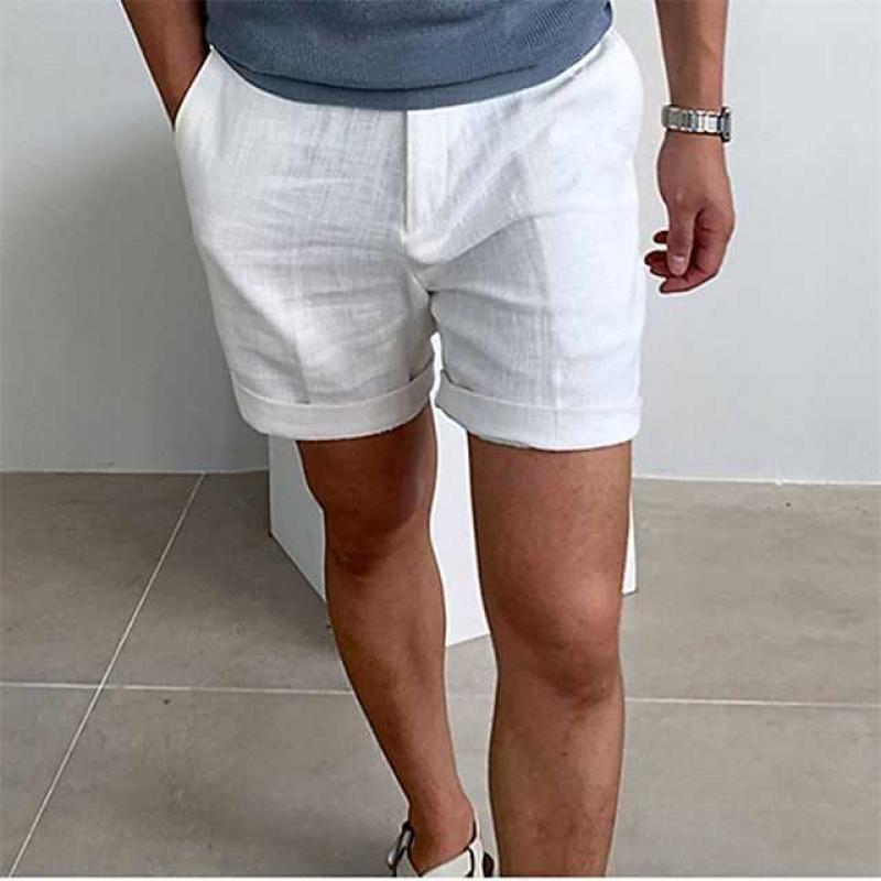 Vintage Linen Beach Shorts