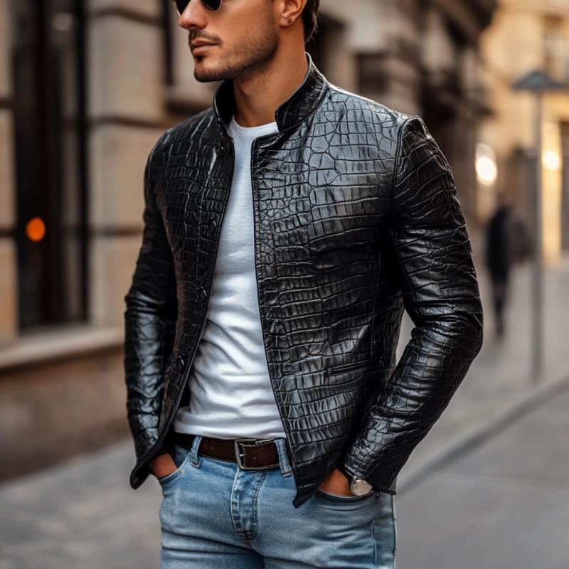 Slim Fit Croc Jacket