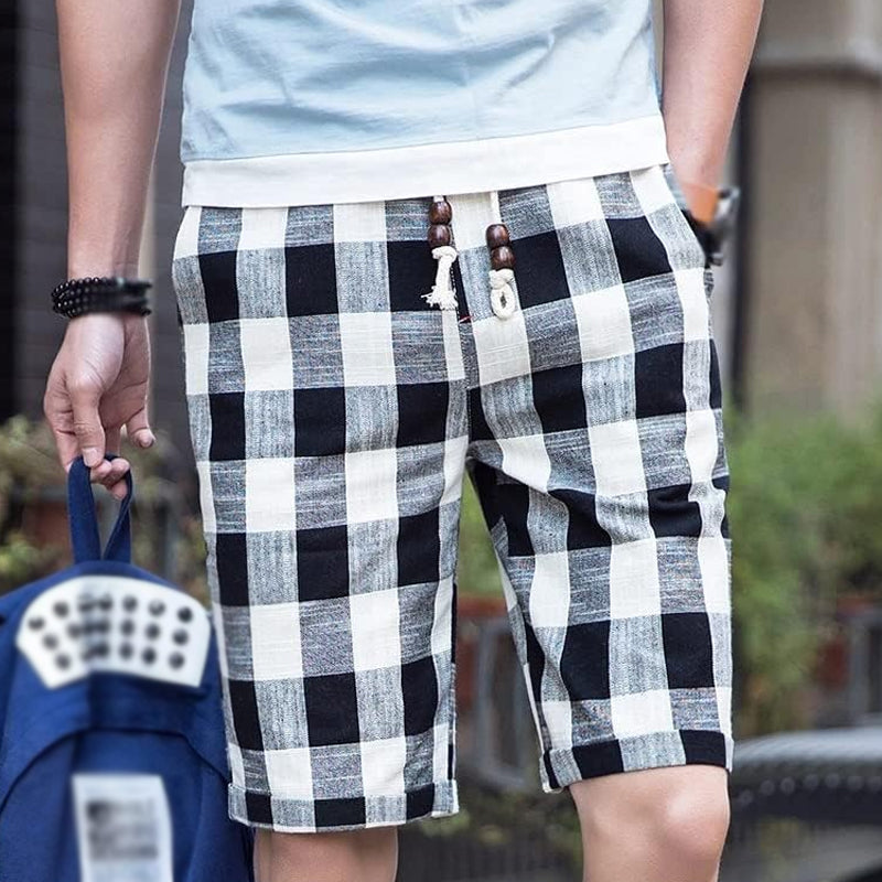 Straight Fit Stripe Shorts