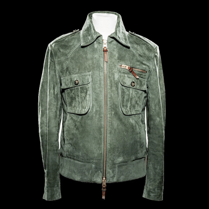 Retro Suede Zipper Jacket