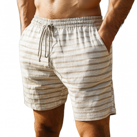 Cotton Blend Vacation Shorts