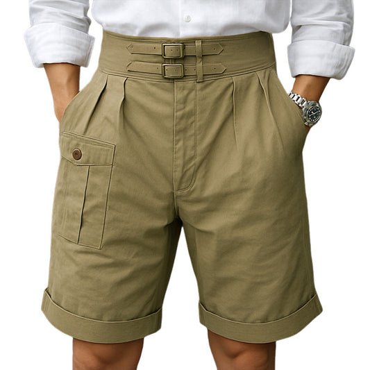 Summer British Style Work Cargo Shorts