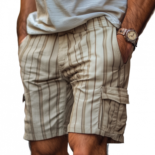 Breathable Cotton Cargo Shorts