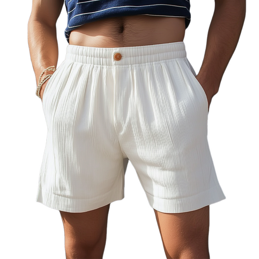 Men's Summer Elastic Waist Casual Shorts