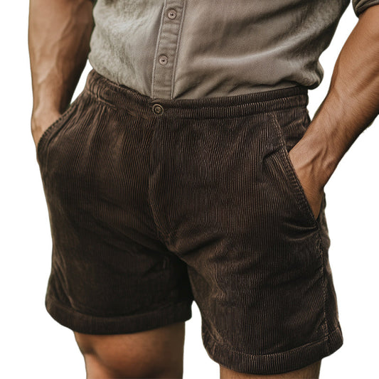 Basic Corduroy Shorts