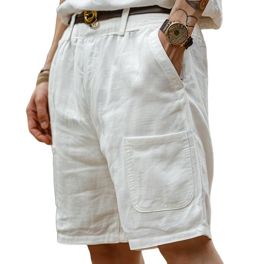 Multi-Pocket Beach Shorts
