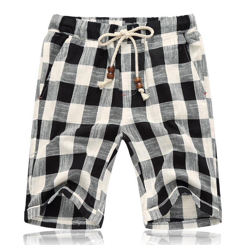 Straight Fit Stripe Shorts