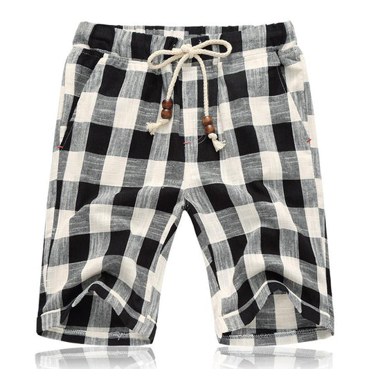 Straight Fit Stripe Shorts