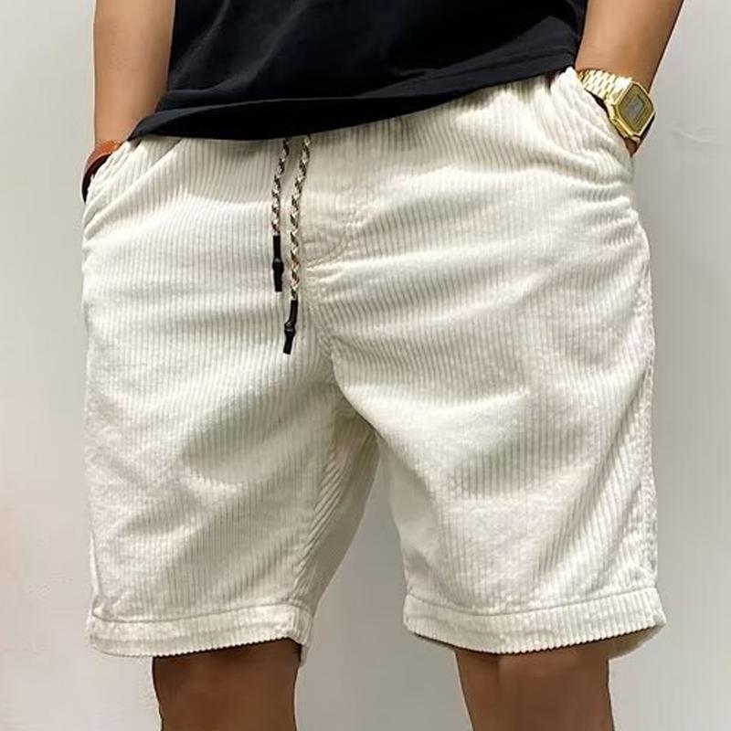 Casual Corduroy Cargo Shorts