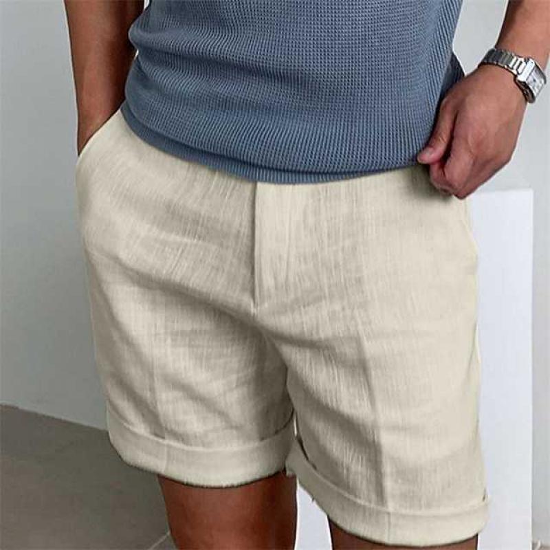 Vintage Linen Beach Shorts