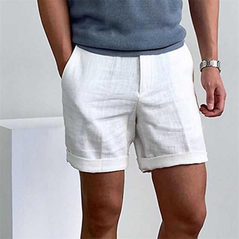 Vintage Linen Beach Shorts