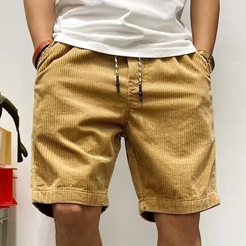 Casual Corduroy Cargo Shorts
